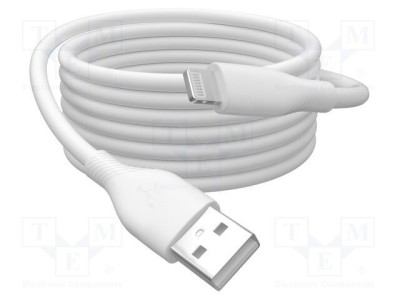 Cablu USB 2.0 DIGITUS Apple Lightning - 2m alb foto