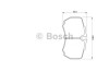 Set placute frana,frana disc IVECO DAILY V caroserie inchisa/combi (2011 - 2014) BOSCH 0 986 424 750