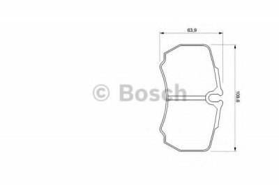 Set placute frana,frana disc IVECO DAILY V platou / sasiu (2011 - 2014) BOSCH 0 986 424 750 foto