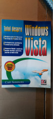 TOTUL DESPRE WINDOWS VISTA -- Curt Simmons foto