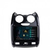 Navigatie 2K Dacia Duster (2012-2019) 4GB RAM Android 13 Octacore Slot Sim 4G DSP GPS Wi-FI Carplay Android Auto USB Bluetooth Waze Touchscreen 9.5 In