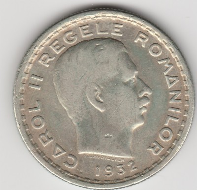 * Moneda 100 lei 1932 foto