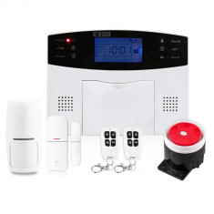 Sistem de alarma smart AQ5, wireless, senzori, telecomanda