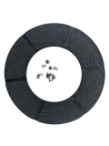 Ferodou Ambreiaj 2 buc Catic 200x100x5 Fără Azbest, Nituri Incluse - Set Garnituri Ambreiaj Auto