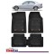 Covorase Auto TeamCar&reg; Tip Tavita Compatibile Mercedes-Benz C-Class W203 (2000&ndash;2007) Negru Material Rezistent