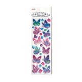 Cumpara ieftin Abtibilduri holografice cu sclipici Stickiville Butterflies, Ooly