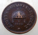 1.388 UNGARIA WWI 2 FILLER 1915 KB
