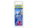 Set 50 dibluri aluminiu 3,2mm x 8mm, Rapid