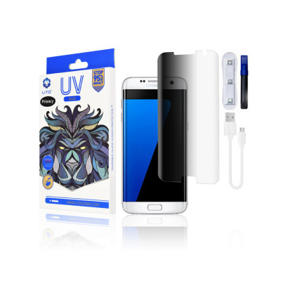 Folie Compatibila cu Samsung Galaxy S7 Edge Lito 3D UV Glass Privacy foto