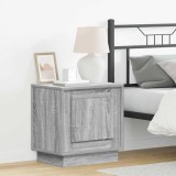 Cumpara ieftin Noptieră cu Lumini LED Gri Sonoma 44x34,5x45 cm