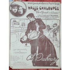 Valse Chaloupee, The Apachs Dance, dupa motivr de J. Offenbach partitura pentru pian