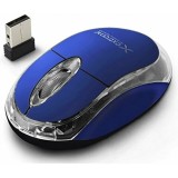 Mouse optic wireless Esperanza Harrier XM105B 3 butoane 2.4GHz Usb 1000dpi Albastru/Transparent