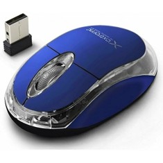 Mouse optic wireless Esperanza Harrier XM105B 3 butoane 2.4GHz Usb 1000dpi Albastru/Transparent