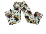 Cumpara ieftin Pantaloni fetita, model flori , marimea 128