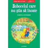 Bobocelul care nu stia sa inoate. Poveste cu pictograme. Citesc cu ajutor (Nivelul 1)