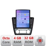 Navigatie Skoda Yeti 2009-2014 G-YETI ecran tip TESLA 9.7&quot; cu Android Radio Bluetooth Internet GPS WIFI 4+32GB DSP 4G CarStore Technology