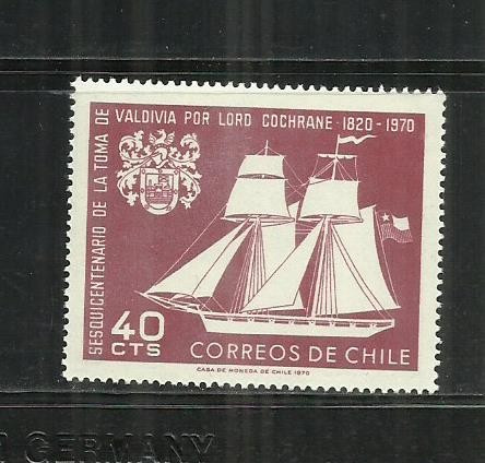 V 41 - VAPOARE, NAVE - CHILE - SERIE NESTAMPILATA, MNH