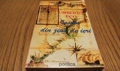 INSULA DIN ZIUA DE IERI - Umberto Eco - Editura Pontica, 1995, 511 p.