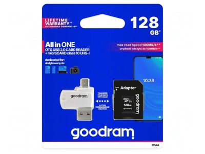 Card de memorie microSDXC 128GB Class 10 UHS-I foto