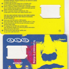 bnk card Romania - Alo Mobil Rom - suport SIM - RO-DIA-ALO-GSM-0002A