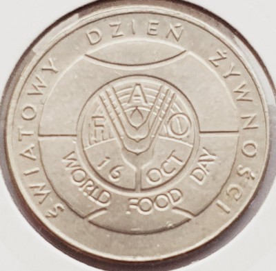 1798 Polonia 50 Zlotych 1981 FAO - World Food Day km 127 foto