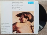 Beethoven, konzert fur klavier und orchester nr. 1 C-dur op.15// disc vinil