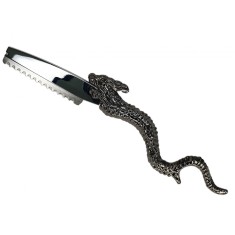 Brici Profesional Argintiu Pentru Bărbierit Model Dragon