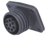 Conector circular BULGIN 7 pini, IP68, Tip Mama, Soclu, Montare Panou, Seria EXPlora, EXP-0941/07/S