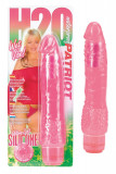 Vibrator Realistic Roz, 19 cm, PVC, Texturat, Intensitate Variabilă, Seven Creations