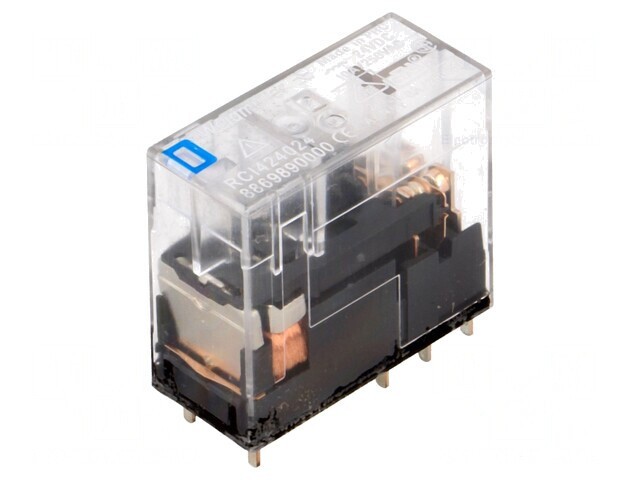 Releu Electromagnetic DPDT 24VDC 8A
