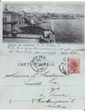 Constanta- Faleza- clasica, 1898, Circulata, Printata