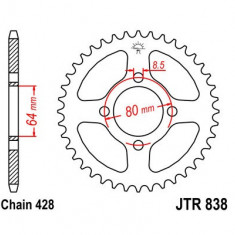 Pinion spate 43 dinti pas lant 428 - Kawasaki Z125 - Yamaha YBR 125 Custom (08-14) 125cc