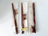 Chopsticks bete betisoare pentru mancare asiatica, Thailand, lot de 3 bucati
