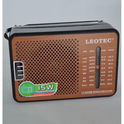 Radio LT-607 Fm/MW/SWI/SW2, 4 benzi foto