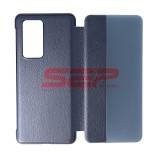 Husa Smart View Huawei P40 Pro, Flip, Midnight Blue