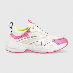 Love Moschino sneakers Sneakerd Sporty 50 culoarea alb, JA15025G1G