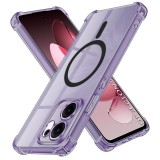 Husa Oppo Reno13 F 4G Asteroid GSM Shockproof Clear Silicone MagSafe, fumuriu