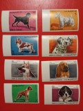 UMM AL QIWAIN, C&Acirc;INI - SERIE COMPLETĂ MNH IMPERF.