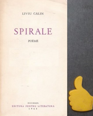 Spirale Poeme Liviu Calin foto