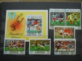 LIBERIA 1978 SERIE CM FOTBAL