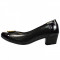 Pantofi dama, din piele naturala, Alpina, 8037-1-1, negru