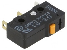 Micro&icirc;ntrerupător SNAP ACTION SPDT 0,1A 125VAC 30VDC