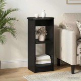 vidaXL Dulap lateral Negru Lemn prelucrat 899835