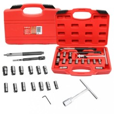 Trusa freze pentru injectoare 17piese curatat reconditionat orificiu scaun (M57684)