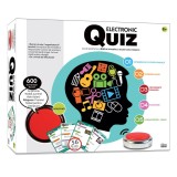 Joc de Societate Quiz Electronic cu Buzzer, 600 de &Icirc;ntrebări, 6 Categorii, 2 Niveluri de Dificultate, Baterii Incluse, CMCLASS