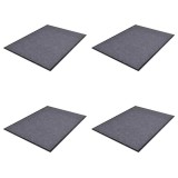 Cumpara ieftin Covorase de usa din PVC 4 buc. gri, 90x60 cm
