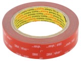 Bandă de fixare 3M acrilică gri 25mm x 5,5m, grosime 0,6mm
