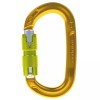 Carabiniera Alpinism Singing Rock Oxy Twist Gold, Ovala, 26kN, Twist Lock, Usoara, EN 362, EN 12275