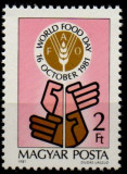 UNGARIA 1981, Ziua Mondială a Alimentației, FAO, MNH, serie neuzata, Nestampilat
