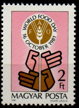 UNGARIA 1981, Ziua Mondială a Alimentației, FAO, MNH, serie neuzata foto